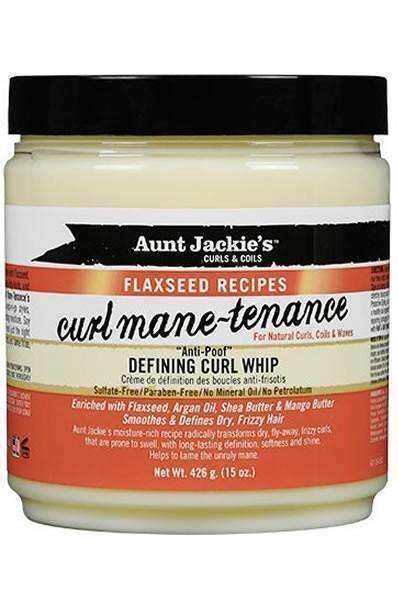 Aunt Jackie's Flaxseed Recipes "Curl Mane-tenance" Defining Curl Whip - Deluxe Beauty Supply