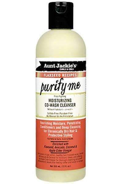 Aunt Jackie's Flaxseed Recipes "Purify Me" Co-Wash Cleanser - Deluxe Beauty Supply