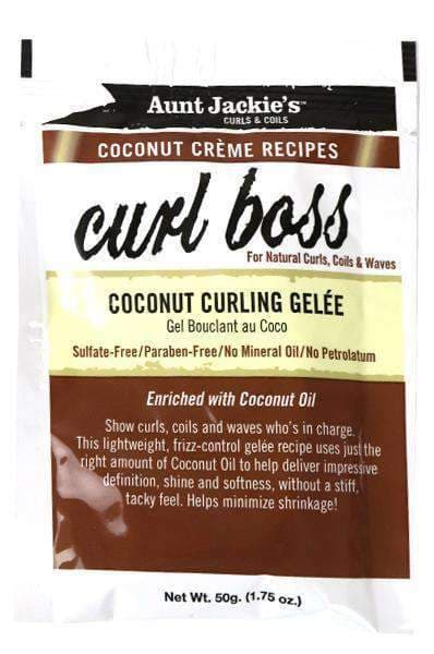 Aunt Jackie's Coconut Curl Boss Curling Gelee Packette - Deluxe Beauty Supply