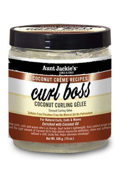 Aunt Jackie's Coconut Curl Boss Curling Gelee 15oz - Deluxe Beauty Supply