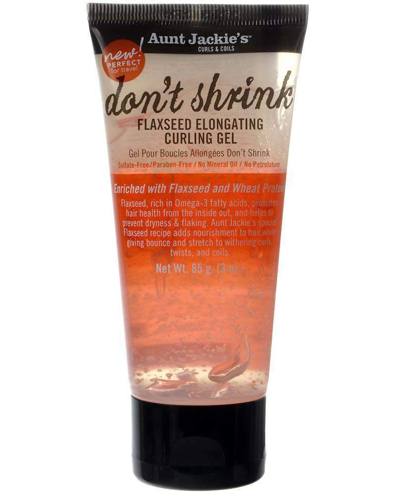 Aunt Jackie's "Don't Shrink" Flaxseed Elongating Curl Gel 3oz - Deluxe Beauty Supply