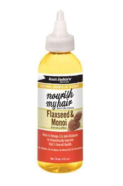 Aunt Jackie's "Nourish My Hair" Flaxeed & Monoi Growth Oil - Deluxe Beauty Supply
