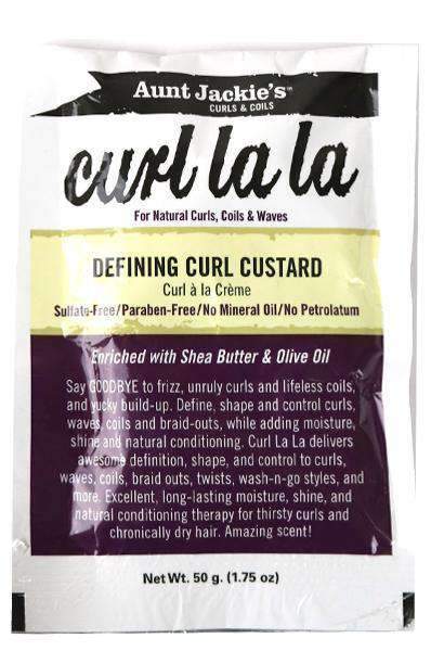 Aunt Jackie's Curls & Coils "Curl La La" Defining Curl Custard Packette - Deluxe Beauty Supply