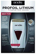 Andis Titanium Foil Head Shaver - Deluxe Beauty Supply
