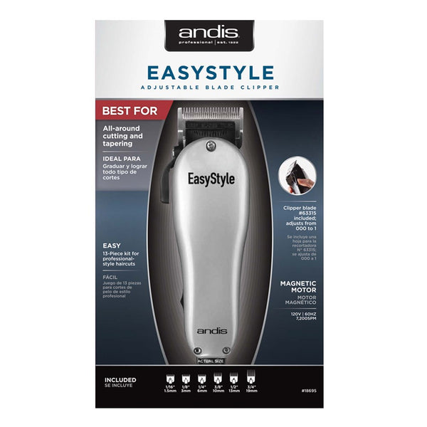Andis EasyStyle Adjustable Blade Clipper 13 Piece Kit