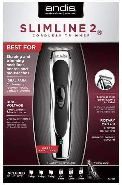 Andis Slimline2 Cordless T-Blade Trimmer - Deluxe Beauty Supply
