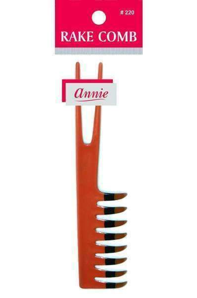 Annie Two Tone Rake Comb - Assorted #220 - Deluxe Beauty Supply