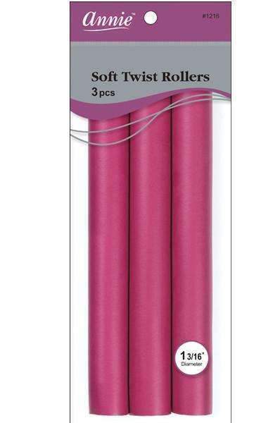 Annie Soft Twist Rollers 1 3/16" #1216 - Deluxe Beauty Supply