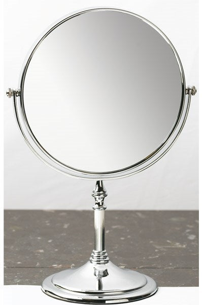Annie Chrome Plated Stand Mirror #3023