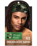 Annie Spandex Ultra Stretch Dread Locks Band - Green Camo - Deluxe Beauty Supply