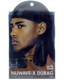Mr. Durag Nuwave-X Silky Durag #4390 Black - Deluxe Beauty Supply