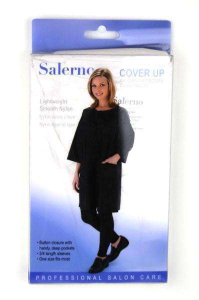Salerno Lightweight Smooth Nylon Cover Up - White #7753 - Deluxe Beauty Supply