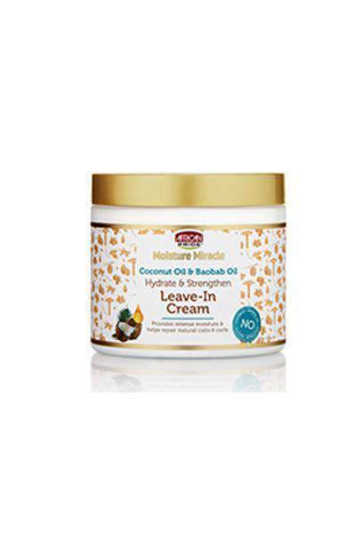 African Pride Moisture Miracle Coconut & Baobab Oil Leave In Cream - Deluxe Beauty Supply