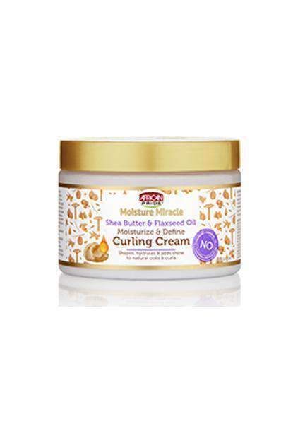 African Pride Moisture Miracle Shea Butter & Flaxseed Oil Curling Cream - Deluxe Beauty Supply