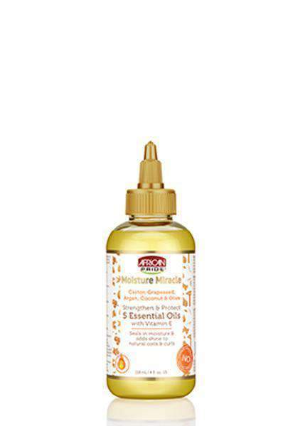 African Pride Moisture Miracle Castor, Grapeseed, Argan, Coconut & Olive Essential Oil - Deluxe Beauty Supply