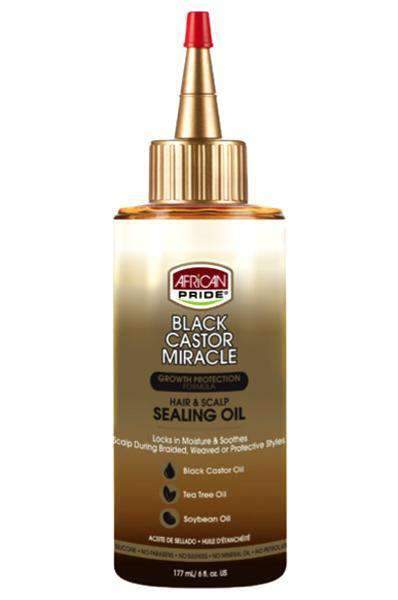 African Pride Black Castor Miracle Hair & Scalp Sealing Oil - Deluxe Beauty Supply