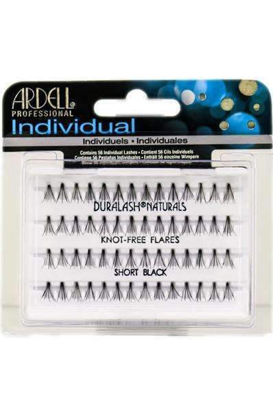 Ardell Individual Lashes - Knot Free Flares Short Black - Deluxe Beauty Supply