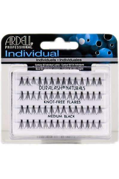Ardell Individual Lashes - Knot Free Flares Medium Black - Deluxe Beauty Supply