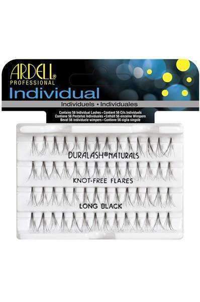Ardell Individual Lashes - Knot Free Flares Long Black - Deluxe Beauty Supply