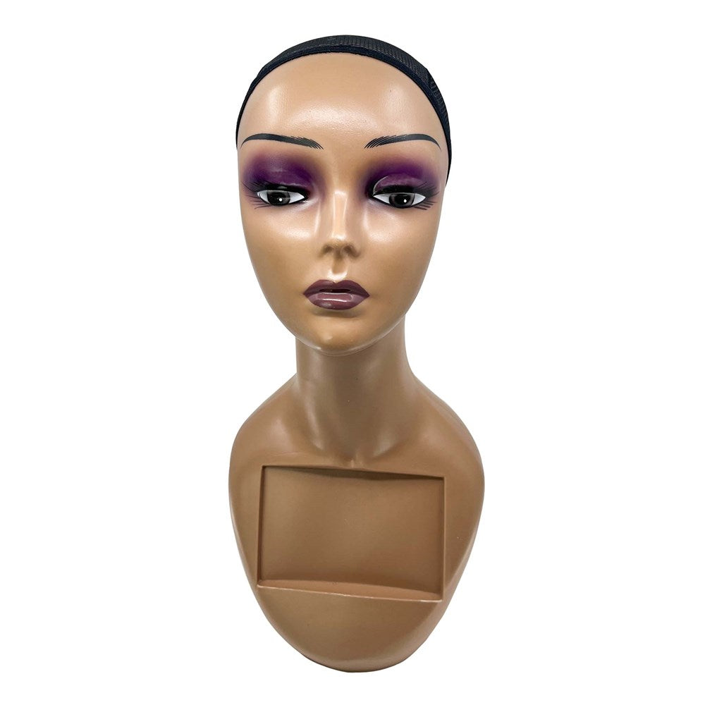 Mannequin Head with Wig Cap