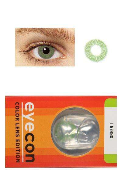 Eyecon Colour Lenses - 1 Tone Green - Deluxe Beauty Supply