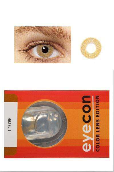 Eyecon Colour Lenses - 1 Tone Hazel - Deluxe Beauty Supply