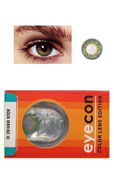 Eyecon Colour Lenses - 3 Tone Aqua Marine - Deluxe Beauty Supply