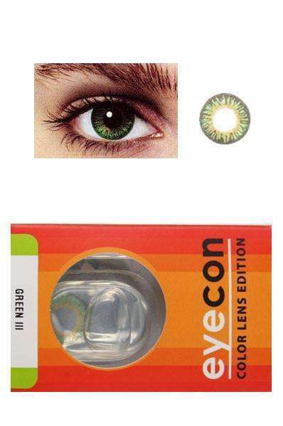 Eyecon Colour Lenses - 3 Tone Green - Deluxe Beauty Supply