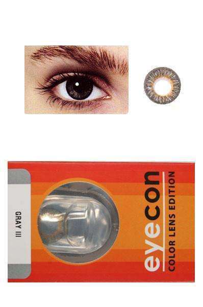 Eyecon Colour Lenses - 3 Tone Grey - Deluxe Beauty Supply