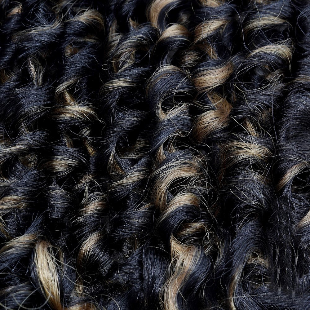Double Twist Curl Crochet Braid 14"