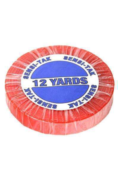 Sensi-Tack Clear Tape w/ Red Liner ½" - Deluxe Beauty Supply