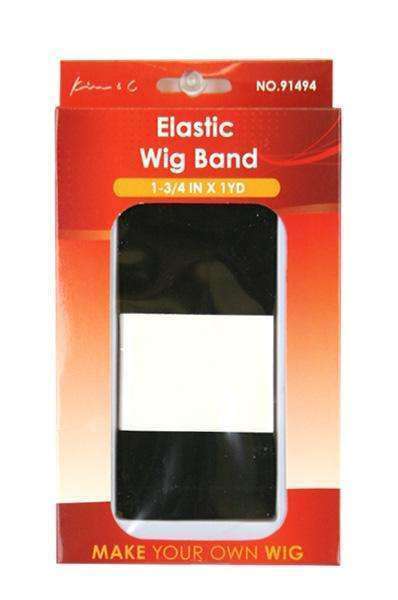 Elastic Wig Band 1 3/4" x 1 YD - Deluxe Beauty Supply