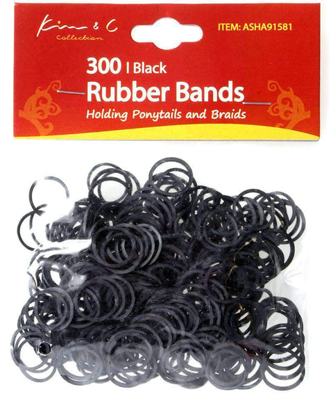 300 Rubber Band - Black - Deluxe Beauty Supply