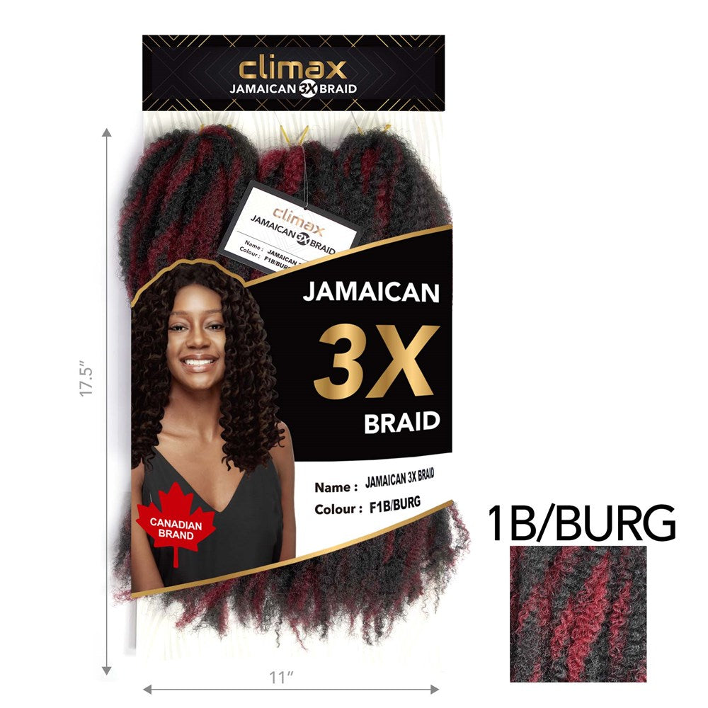 3X Jamaican Braid 17.5"