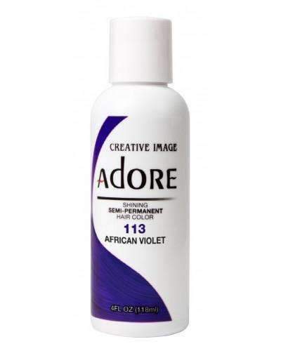 Adore Semi-Permanent Hair Color - 113 African Violet - Deluxe Beauty Supply