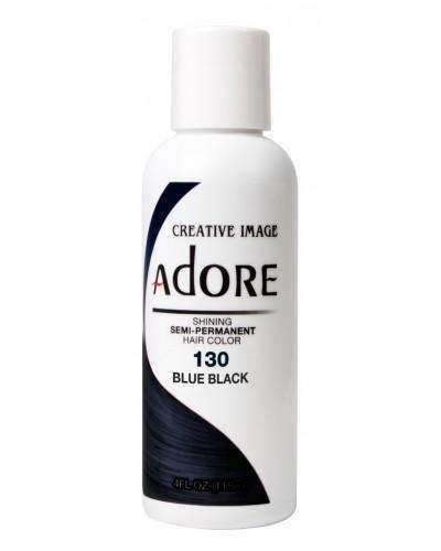 Adore Semi-Permanent Hair Color - 130 Blue Black - Deluxe Beauty Supply