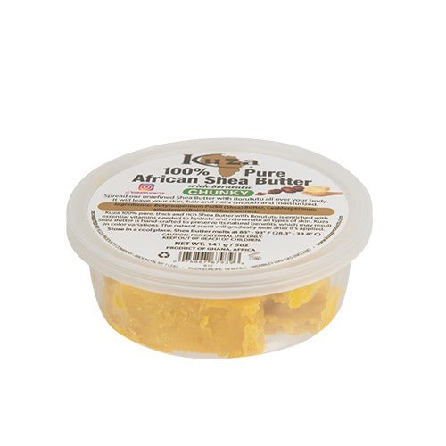 Kuza 100% Pure African Shea Butter Yellow Chunky - 5oz