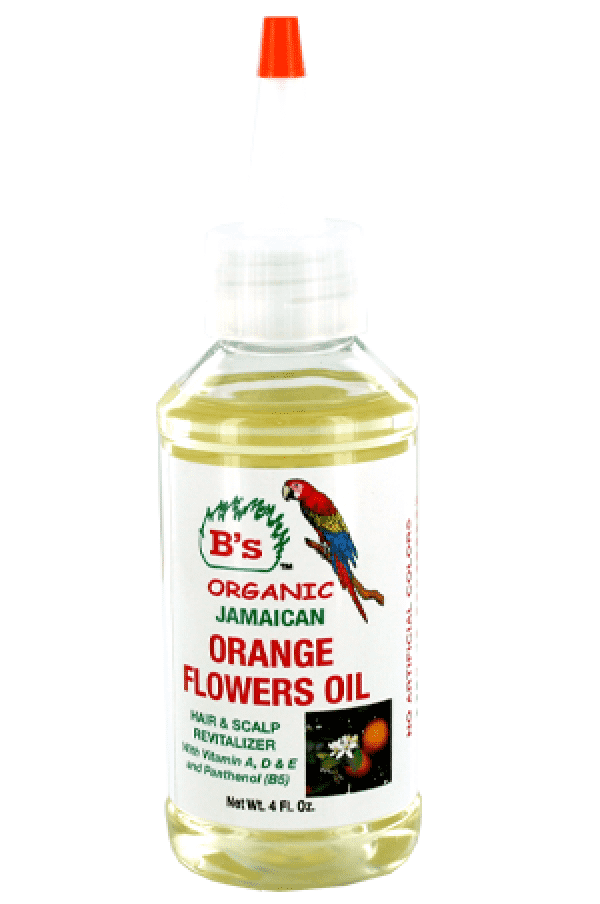 B's Organic Jamaican Orange Flowers Oil Hair & Scalp Revitalizer - Deluxe Beauty Supply