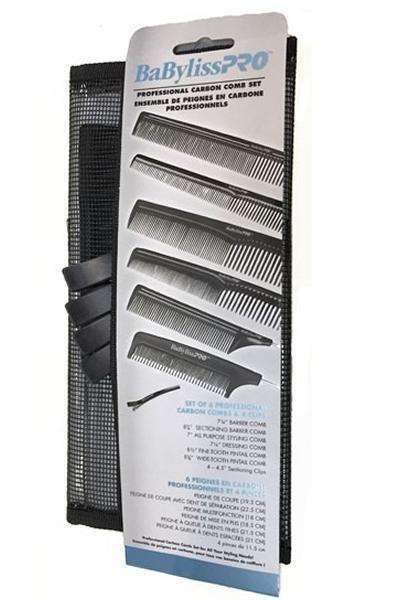 BaByliss Pro Professional Carbon Comb Set - Deluxe Beauty Supply