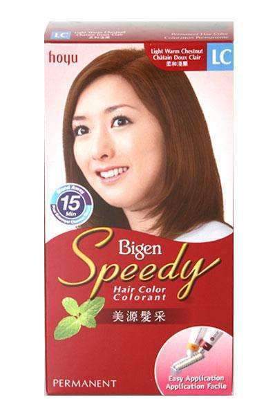Bigen Speedy Hair Color - Light Warm Chestnut (LC) - Deluxe Beauty Supply