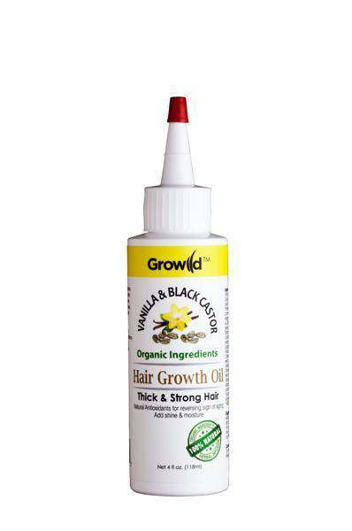 Growild Vanilla & Black Castor Hair Growth Oil - Deluxe Beauty Supply