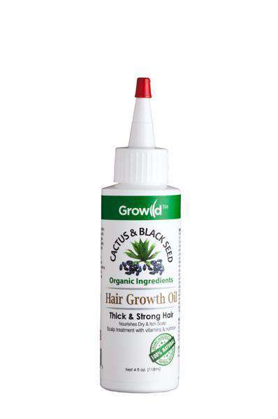 Growild Cactus & Black Seed Hair Growth Oil - Deluxe Beauty Supply
