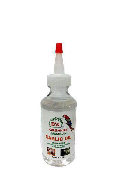 B's Organic Jamaican Garlic Oil Scalp Food - Deluxe Beauty Supply