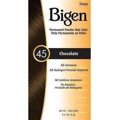 Bigen Permanent Powder Hair Color - 45 Chocolate - Deluxe Beauty Supply