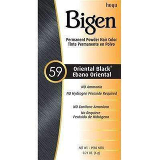 Bigen Permanent Powder Hair Color - 59 Oriental Black - Deluxe Beauty Supply