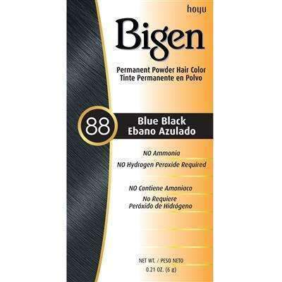 Bigen Permanent Powder Hair Color - 88 Blue Black - Deluxe Beauty Supply