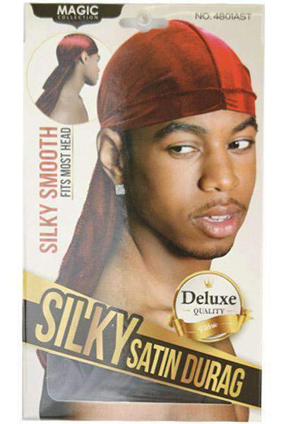 Magic Collection Silky Satin Durag #4801 Assorted - Deluxe Beauty Supply