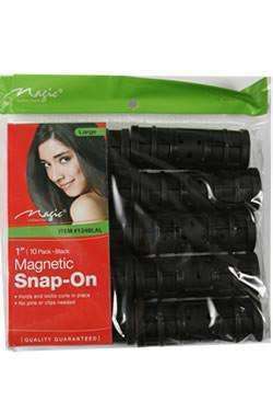 Magic Collection Large Snap On Magnetic Rollers 1" - Deluxe Beauty Supply