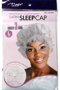 Magic Collection Large Satin Sleep Cap #2191AST Assorted - Deluxe Beauty Supply