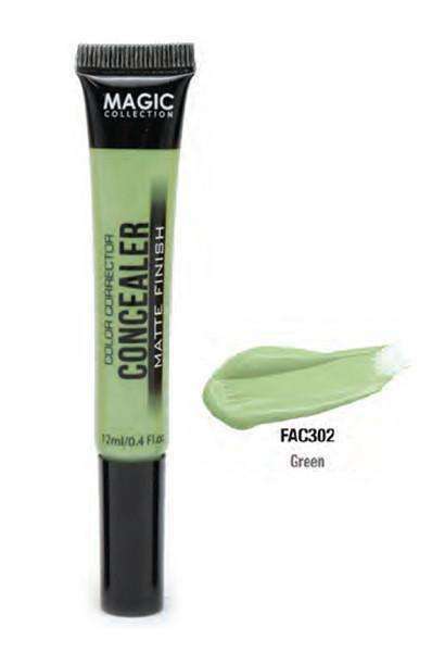 Magic Collection Color Corrector Matte Finish Concealer - Green - Deluxe Beauty Supply